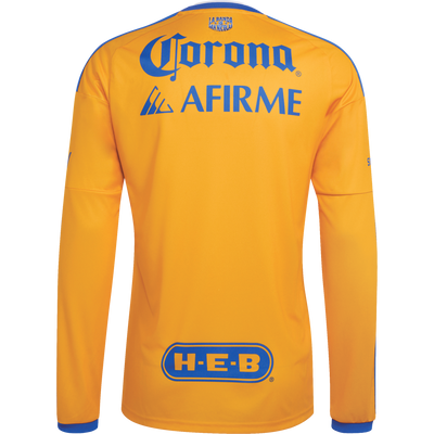 adidas Tigres Home 2026-27 Men's Long Sleeve Stadium Jersey