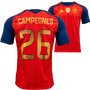 adidas Spain 2026 Men's Home Stadium Winners Jersey - Campeones #26