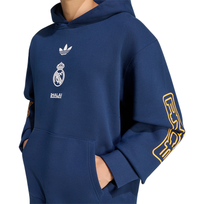 Sudadera con capucha Lifestyler Real Madrid de adidas para hombre