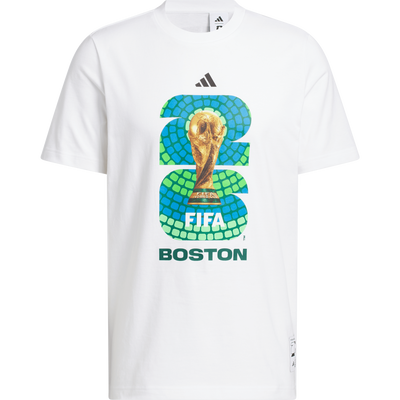adidas World Cup 2026 Host City Boston White Graphic Tee