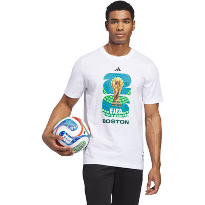 adidas World Cup 2026 Host City Boston White Graphic Tee