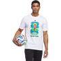 adidas World Cup 2026 Host City Boston White Graphic Tee