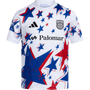Playera Adidas para Jóvenes San Diego FC 2026 MLS Americana Pre-Partido