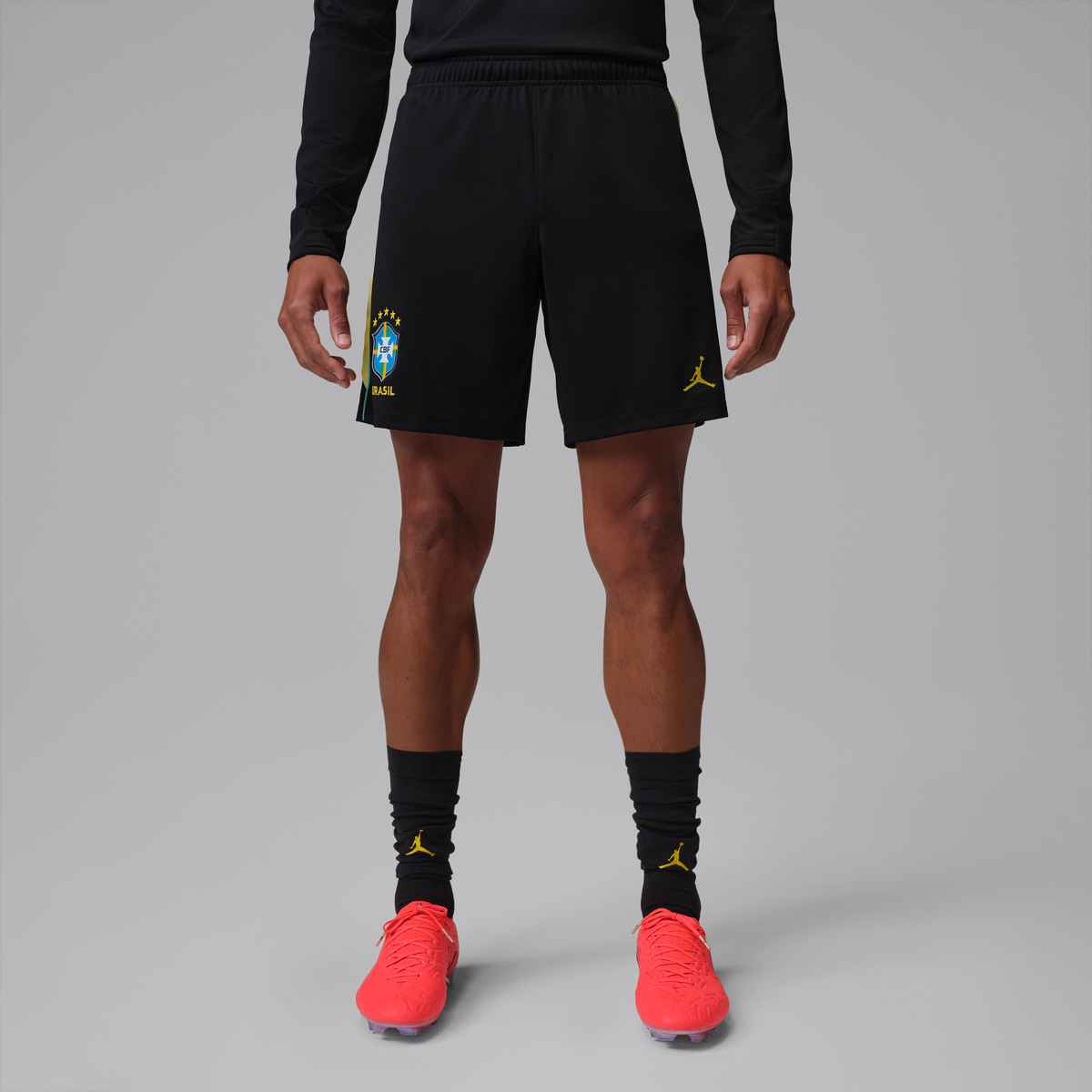 Nike Brasil Futebol x Jordan Academy Pro Men's Knit Shorts