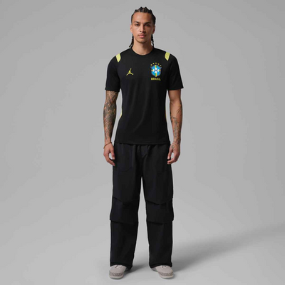 Nike Brasil Futebol x Jordan Men's Academy Pro Short Sleeve Knit Top