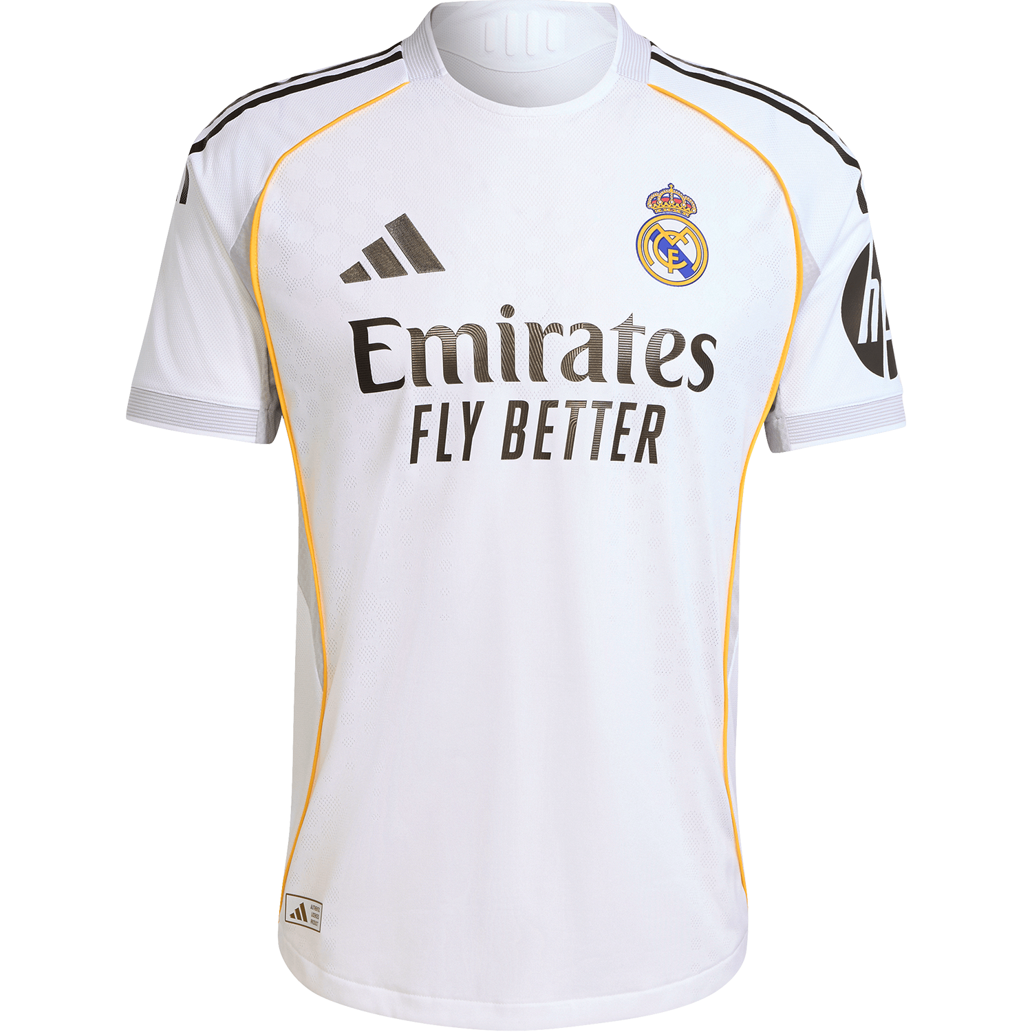 adidas Real Madrid 2025 26 Men’s Home Authentic Match Jersey