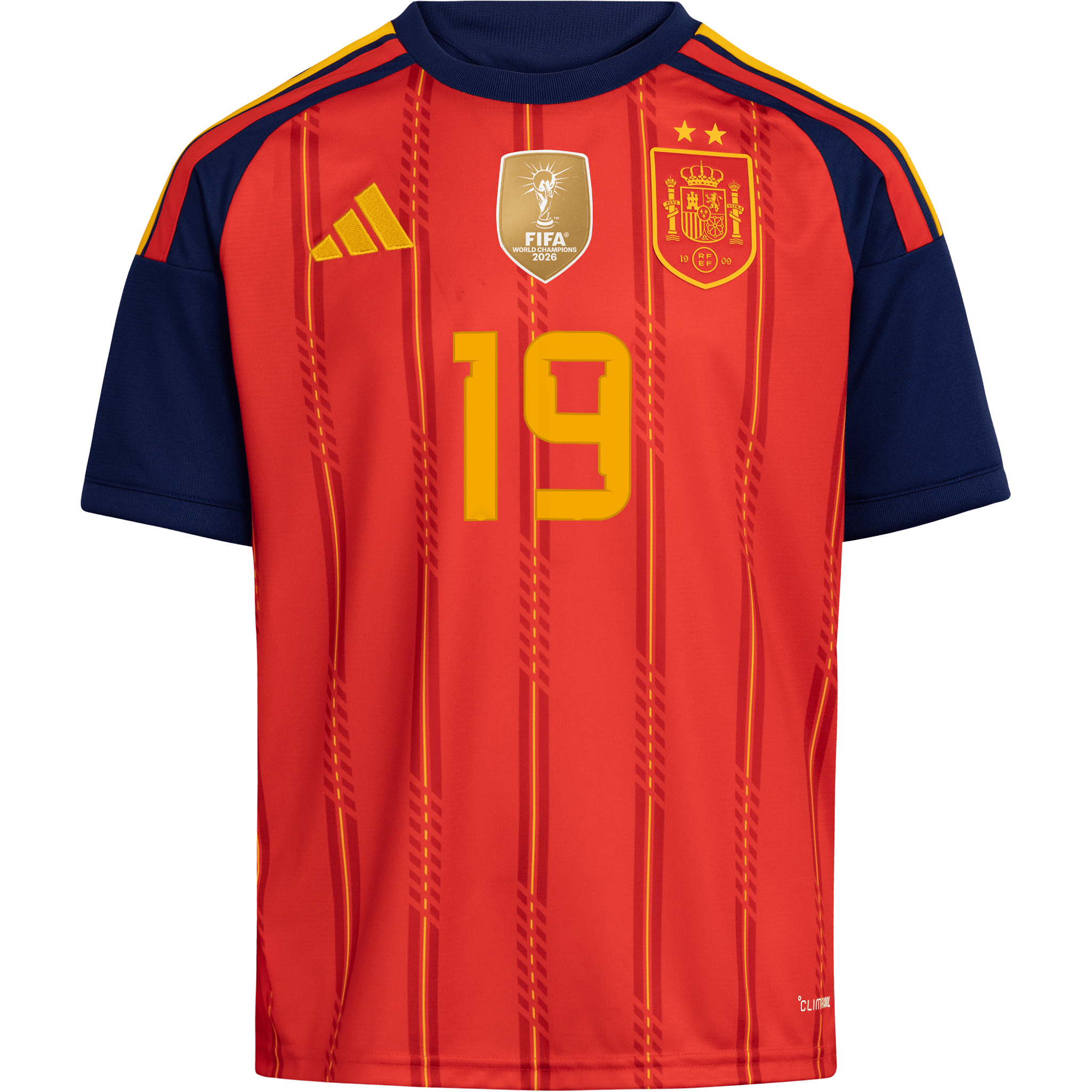 adidas Spain 2026 Youth Home Winners Lamine Yamal Jersey