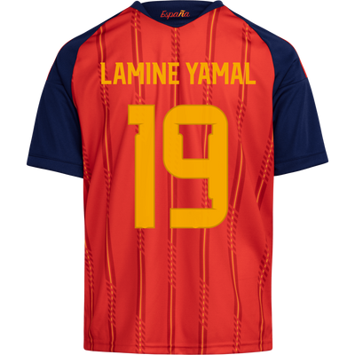 adidas Spain 2026 Youth Home Winners Lamine Yamal Jersey
