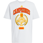 adidas España Camiseta de Campeones de la Copa del Mundo 2026 para Hombre Blanco
