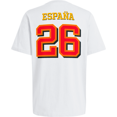 adidas Spain Men's White 2026 World Cup Champions Tee