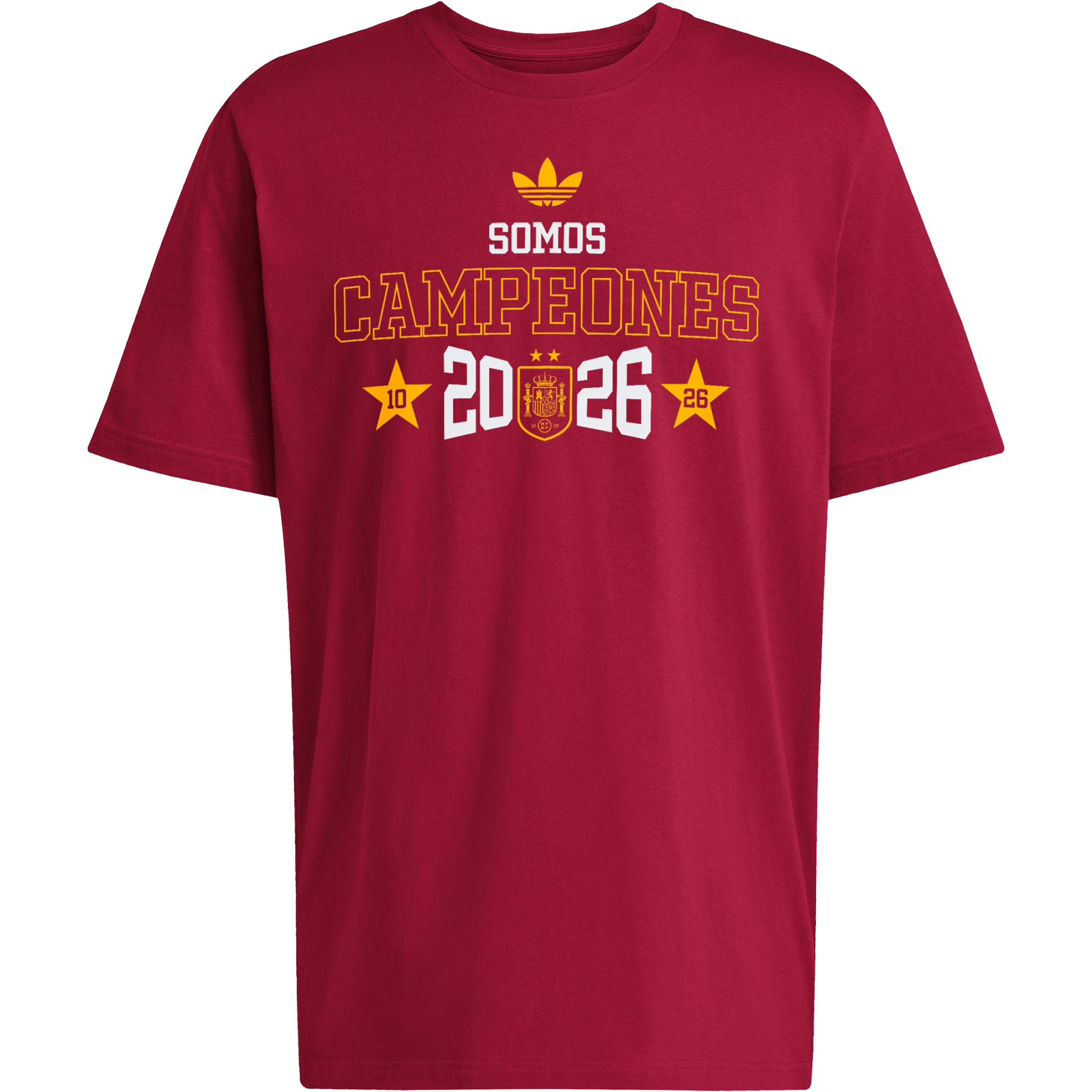 adidas Spain Men's 2026 Red World Cup Champions Tee