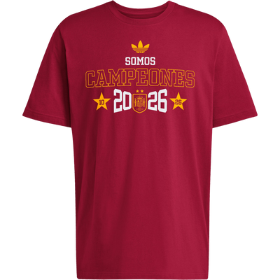 adidas Spain Men's 2026 Red World Cup Champions Tee