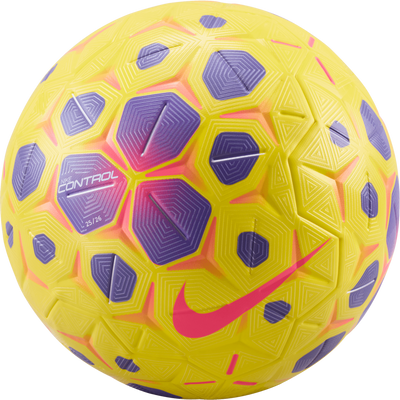 nike Control Match Ball Yellow Purple Hyper Pink