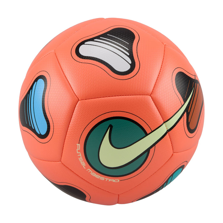 nike Maestro Futsal Ball Coconut Milk Multi Color White