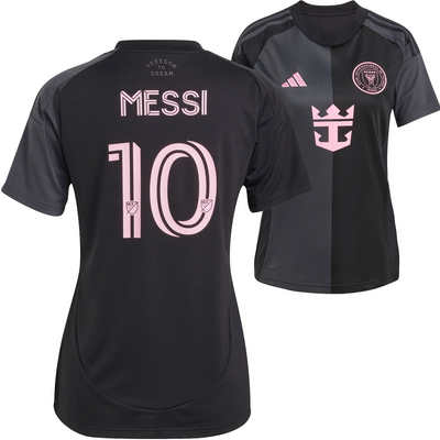 adidas Inter Miami 2025 Women's Lionel Messi Away Stadium Jersey
