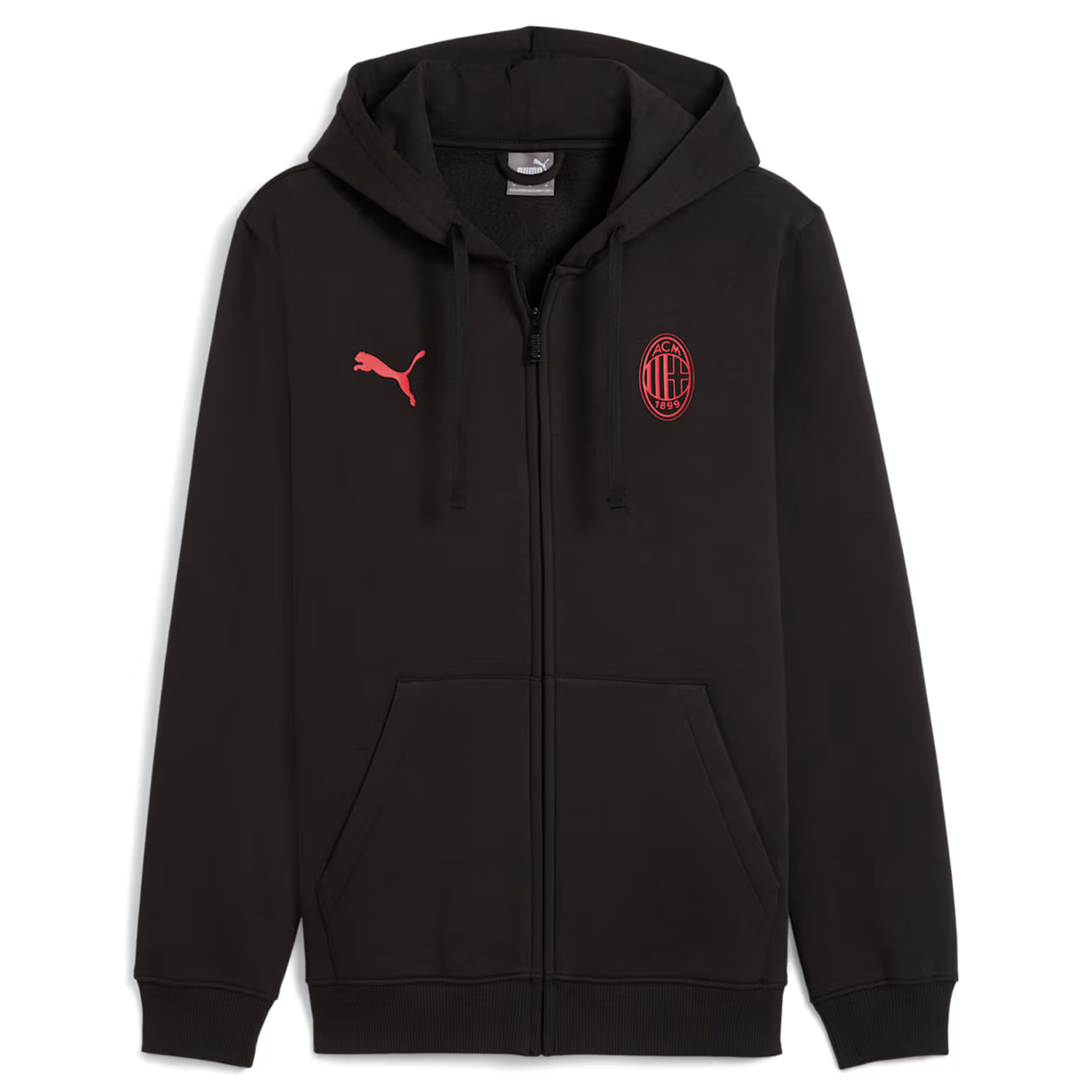 puma Ac Milan Men’s Ftbl Essential Full Zip Hooded Jacket