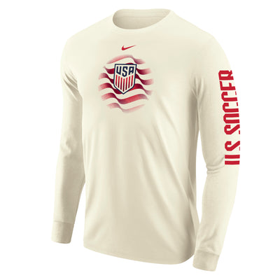 Nike Mens Core USA Long Sleeve Sail Tee
