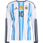 adidas Argentina 2026 Men's Authentic Lionel Messi Home Long Sleeve Jersey