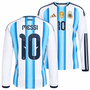 adidas Argentina 2026 Men's Authentic Lionel Messi Home Long Sleeve Jersey
