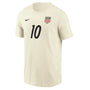 Nike Men's USMNT Christian Pulisic #10 Short Sleeve Tee