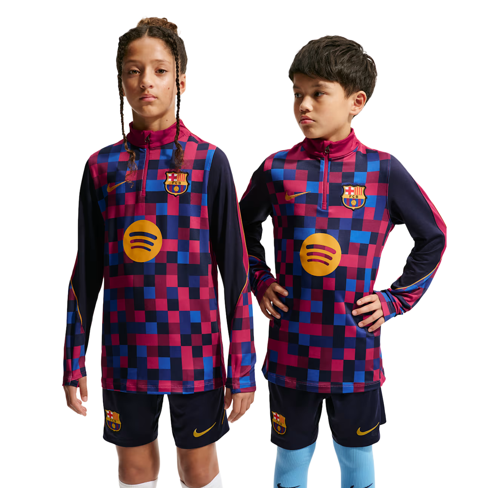 Nike Barcelona Home Youth Strike Pre-Match Drill Top
