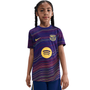 Nike FC Barcelona Youth Academy Pro Home Short-Sleeve Pre-Match Top