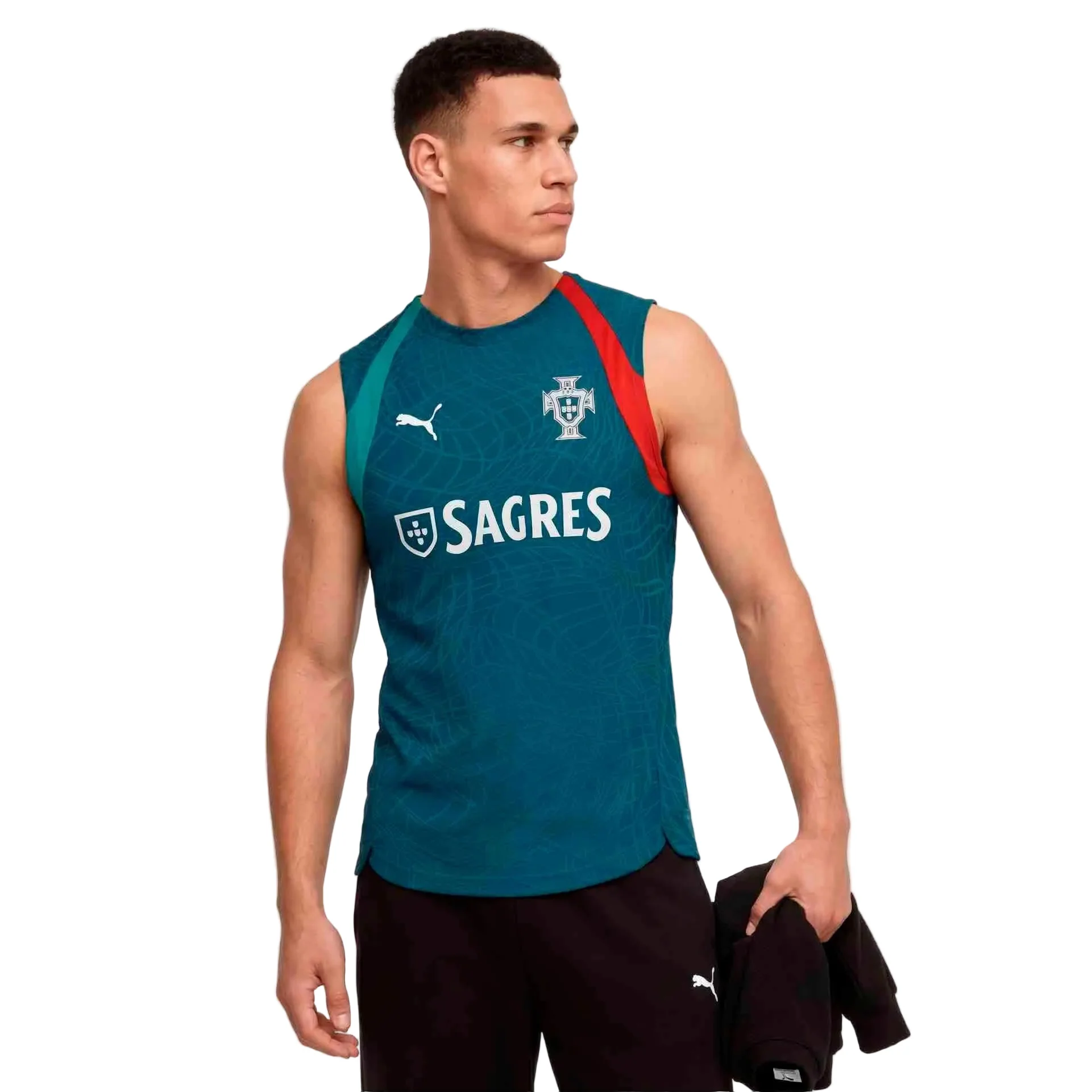 Puma Men's Portugal FPF Sleeveless Pro Training Jersey
