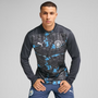 Camiseta de prepartido con cremallera de un cuarto del Manchester City para hombre de Puma