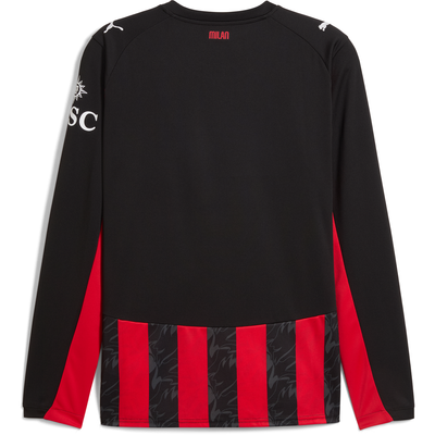puma Ac Milan 2025 26 Men’s Long Sleeve Home Stadium Jersey