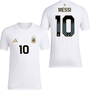 Camiseta de manga corta de Messi de adidas Argentina para hombre