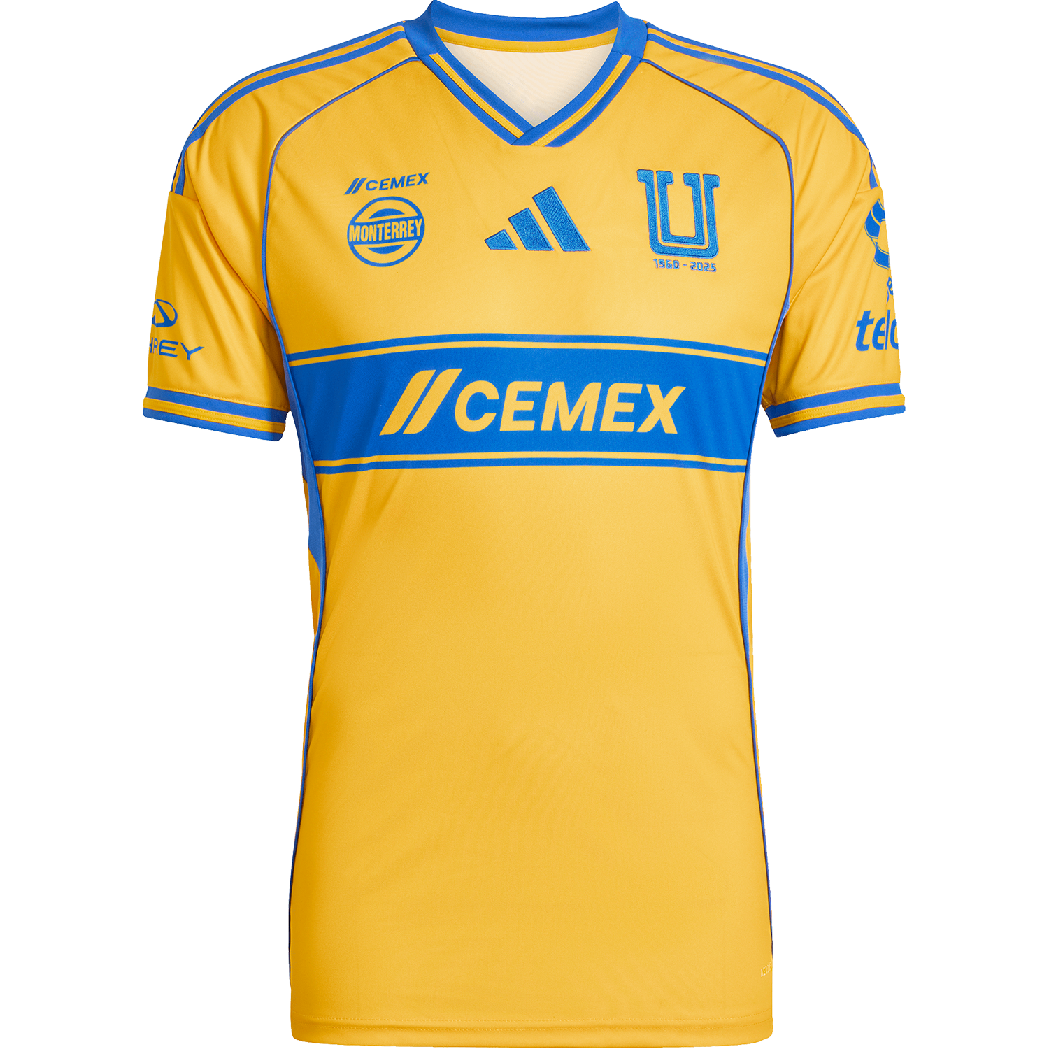 adidas Tigres 2025 26 Men’s Home Stadium Jersey
