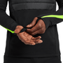 nike Academy Winter Warrior Men’s Therma Fit Half Zip Top Black Volt Reflective Silver