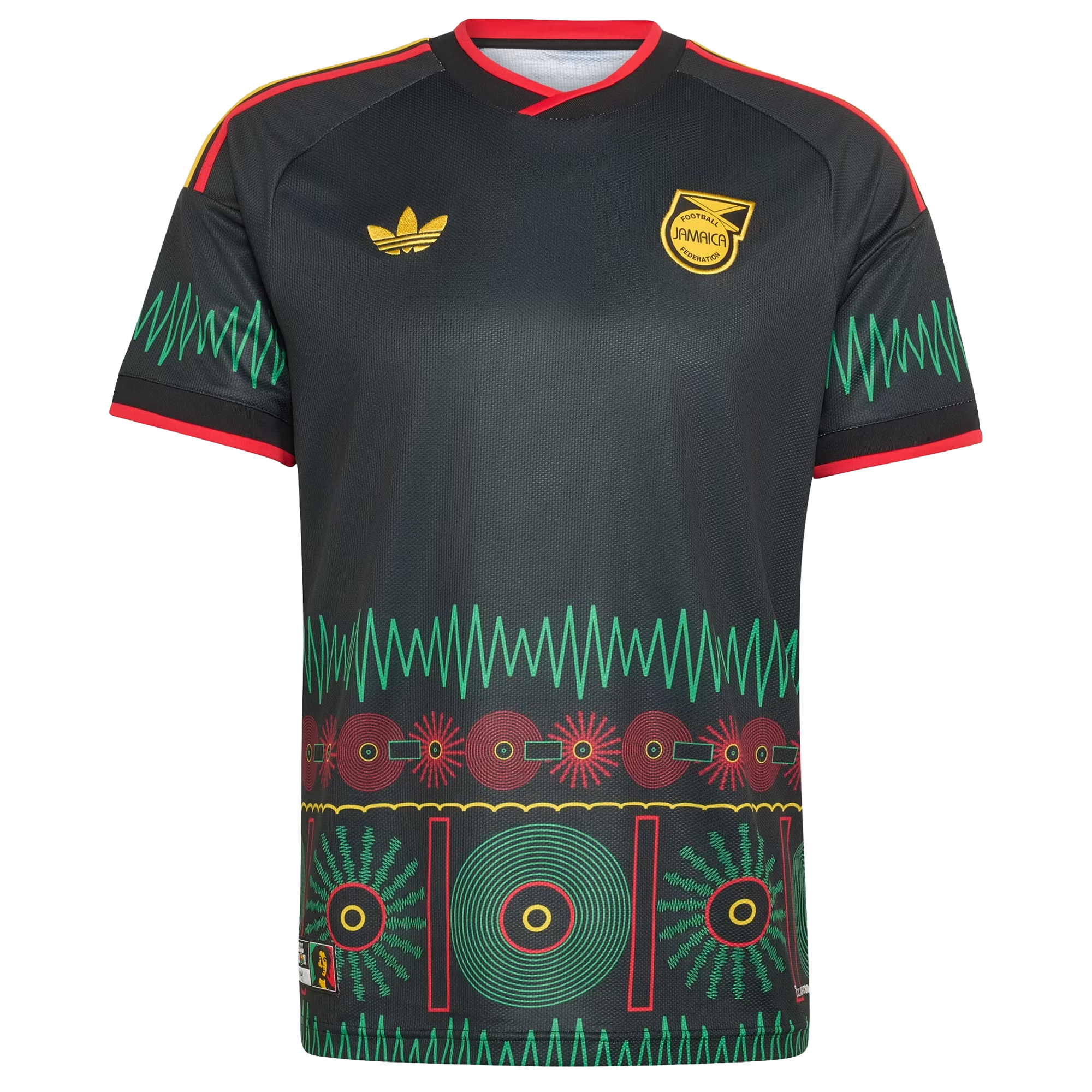 adidas Jamaica 2026 x Bob Marley Men's Away Stadium Jersey