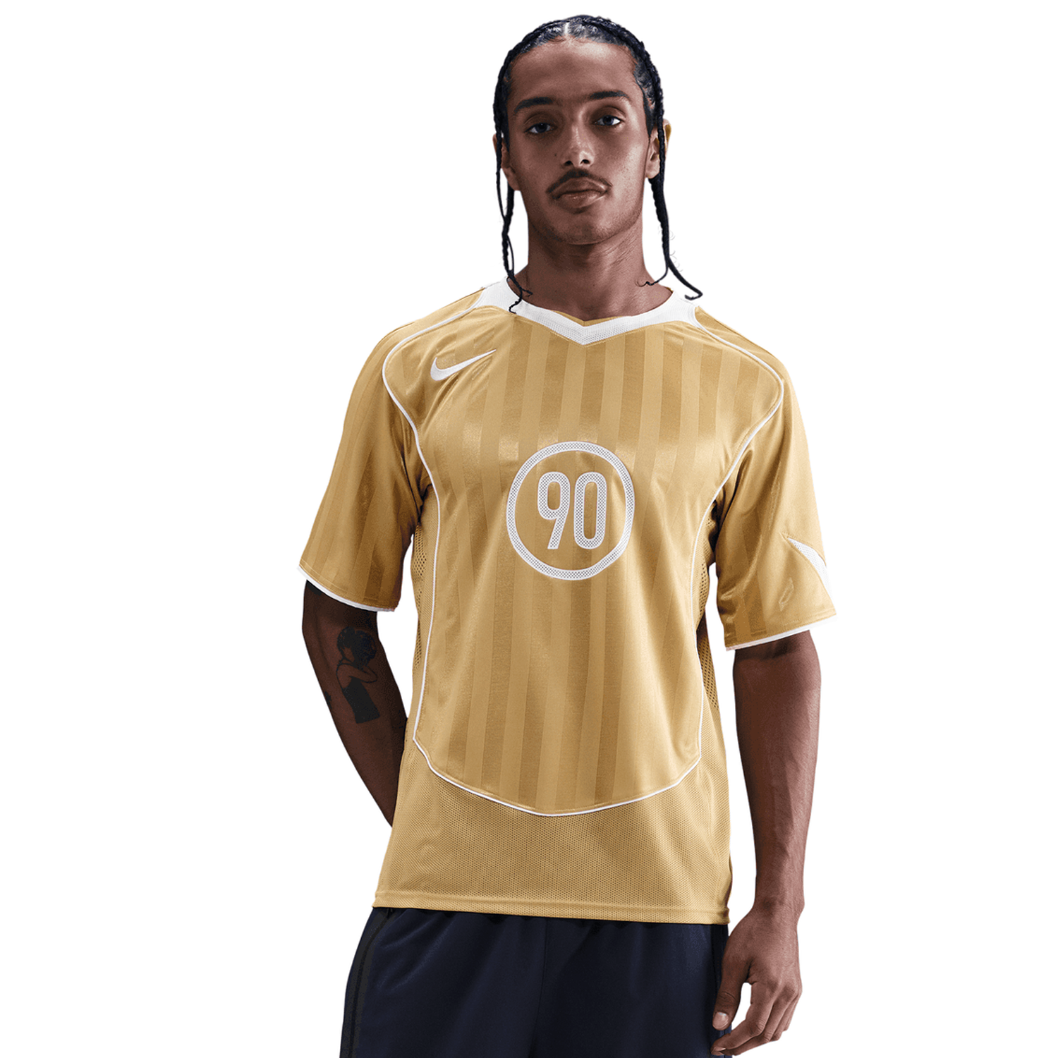 Nike Total 90 Men's Dri-FIT Short-Sleeve Gold Jersey