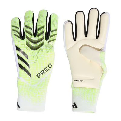 adidas Predator Pro Goalkeeper Gloves Lucid Lemon Black Purple Rush