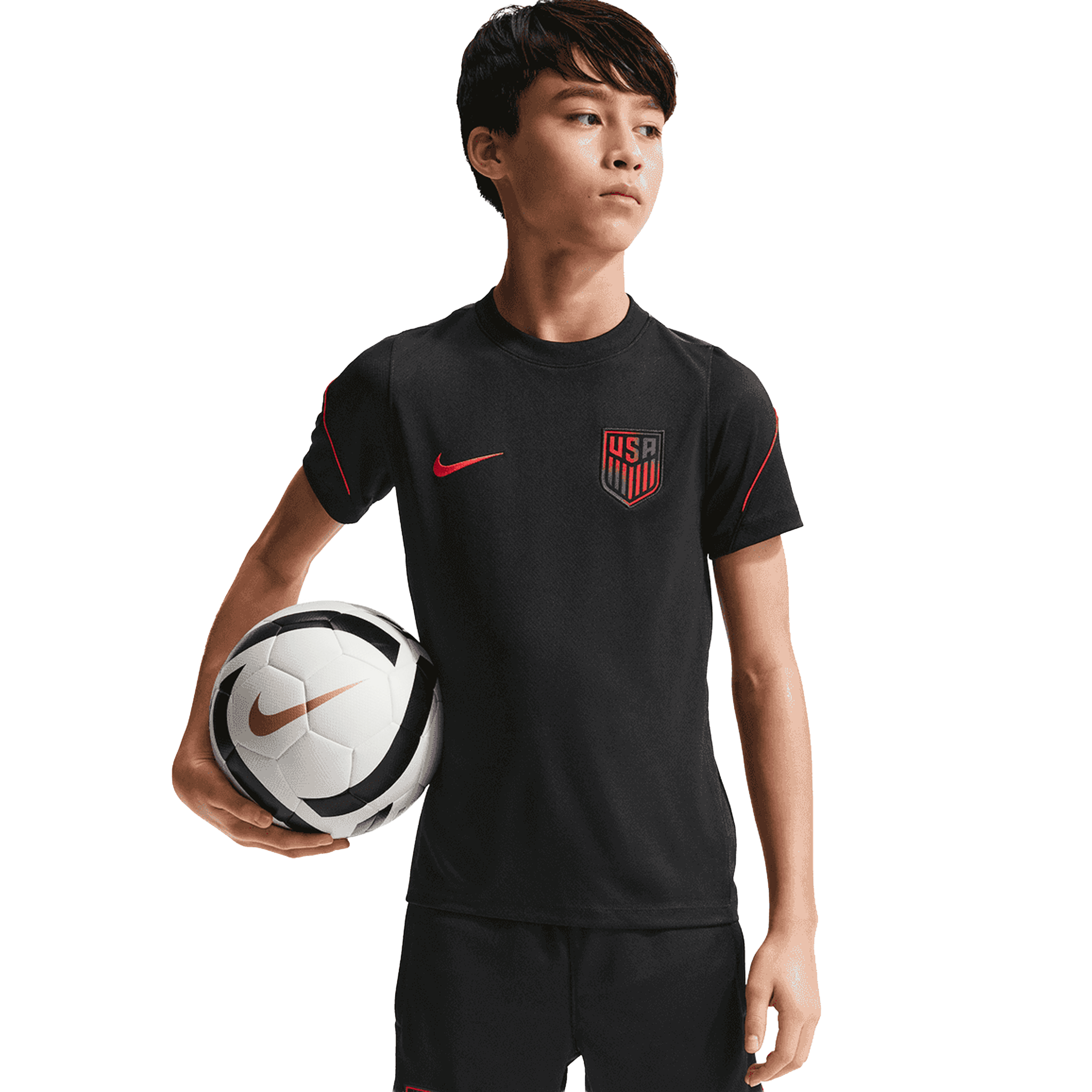 Nike Youth USA Strike Dri-FIT Short-Sleeve Knit Top