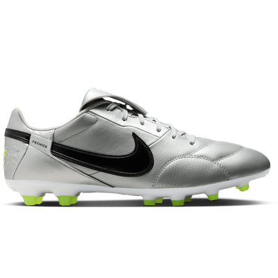 nike Premier III FG Metallic Silver Black Volt
