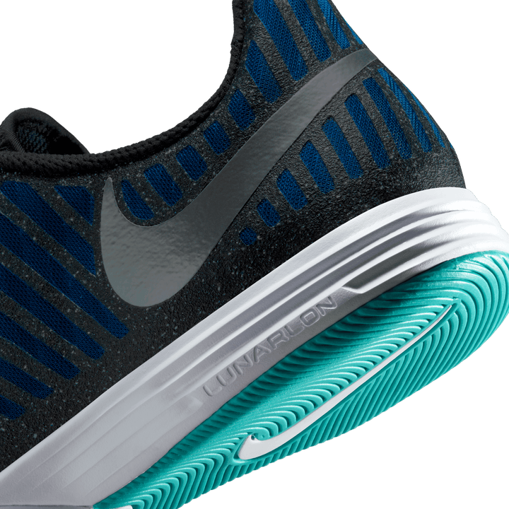 nike Lunargato II Indoor Small Sided Pack Mtlc Silver Black Neptune Blue