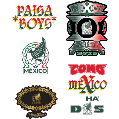 Paisa Boys x FMF Campeon Sticker Pack
