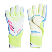 adidas Predator Pro Goalkeeper Gloves White Lucid Lemon Pink