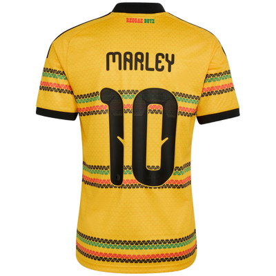 Camiseta adidas Jamaica 2026 x Bob Marley #10 para hombre (local)