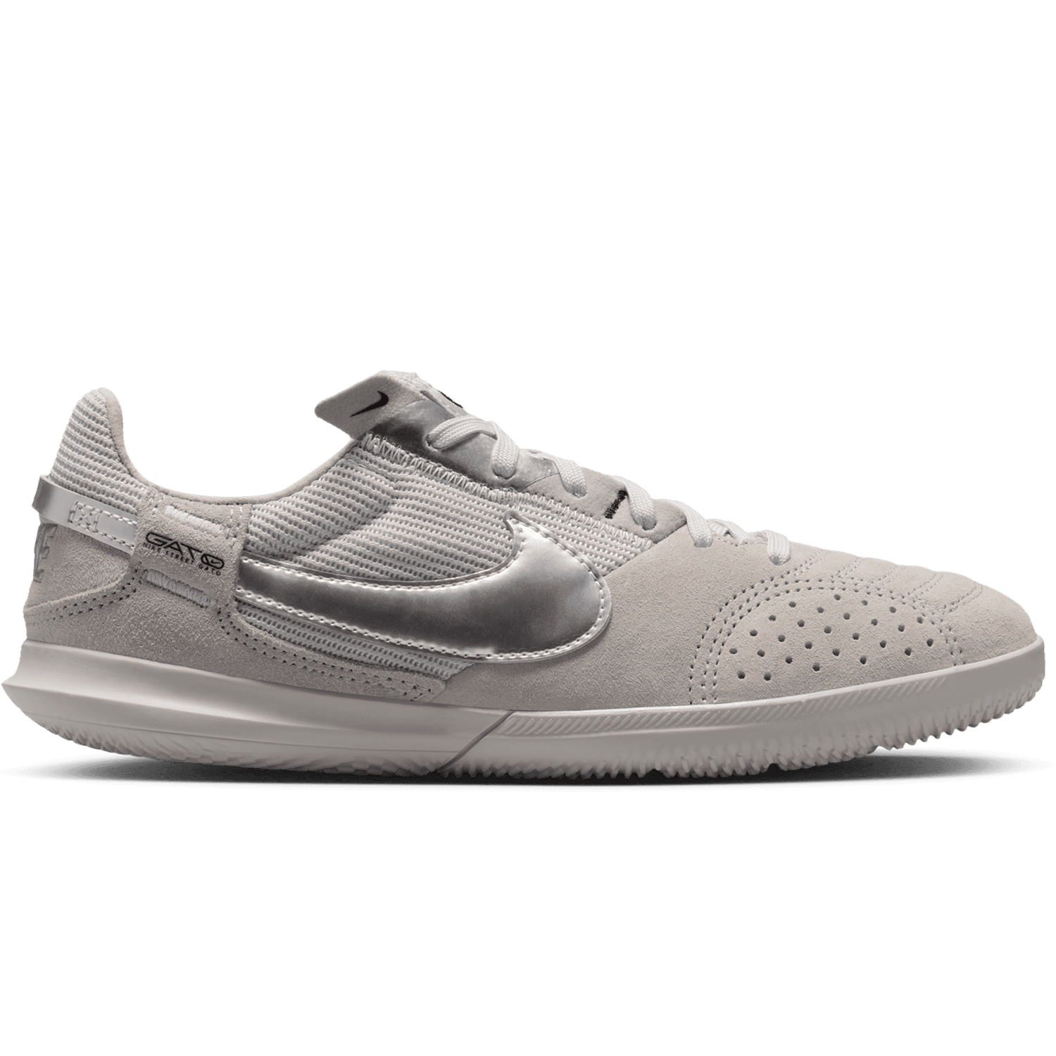 nike Streetgato Youth Indoor Lt Smoke Grey Metallic Silver Photon Dus