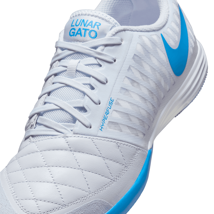 nike Lunargato II Indoor Shoes Small Sided Pack Football Grey Lt Photo Blue