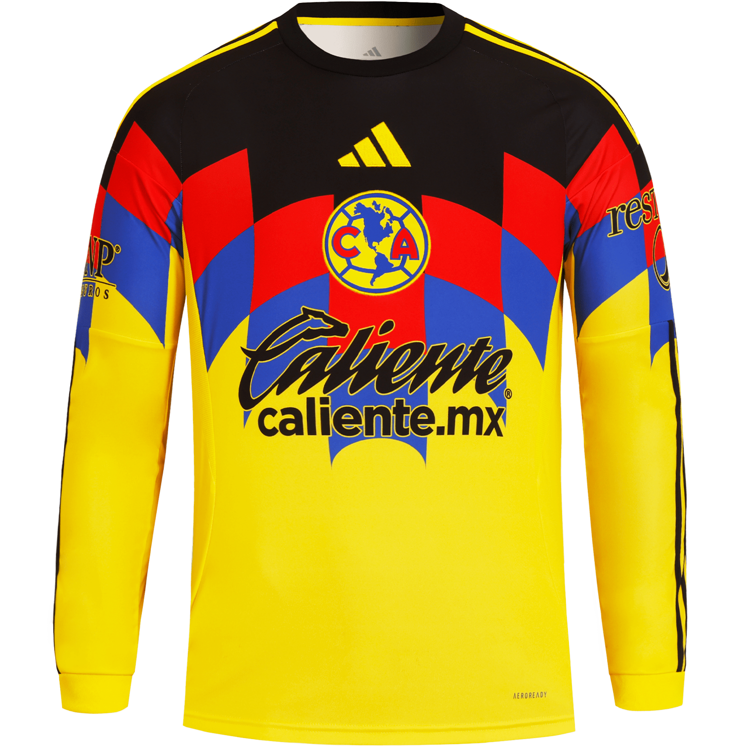 adidas Club America 2025 26 Men’s Home Long Sleeve Stadium Jersey