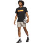 Camiseta negra con gráfico de gancho de la Copa del Mundo de adidas Colombia para hombre