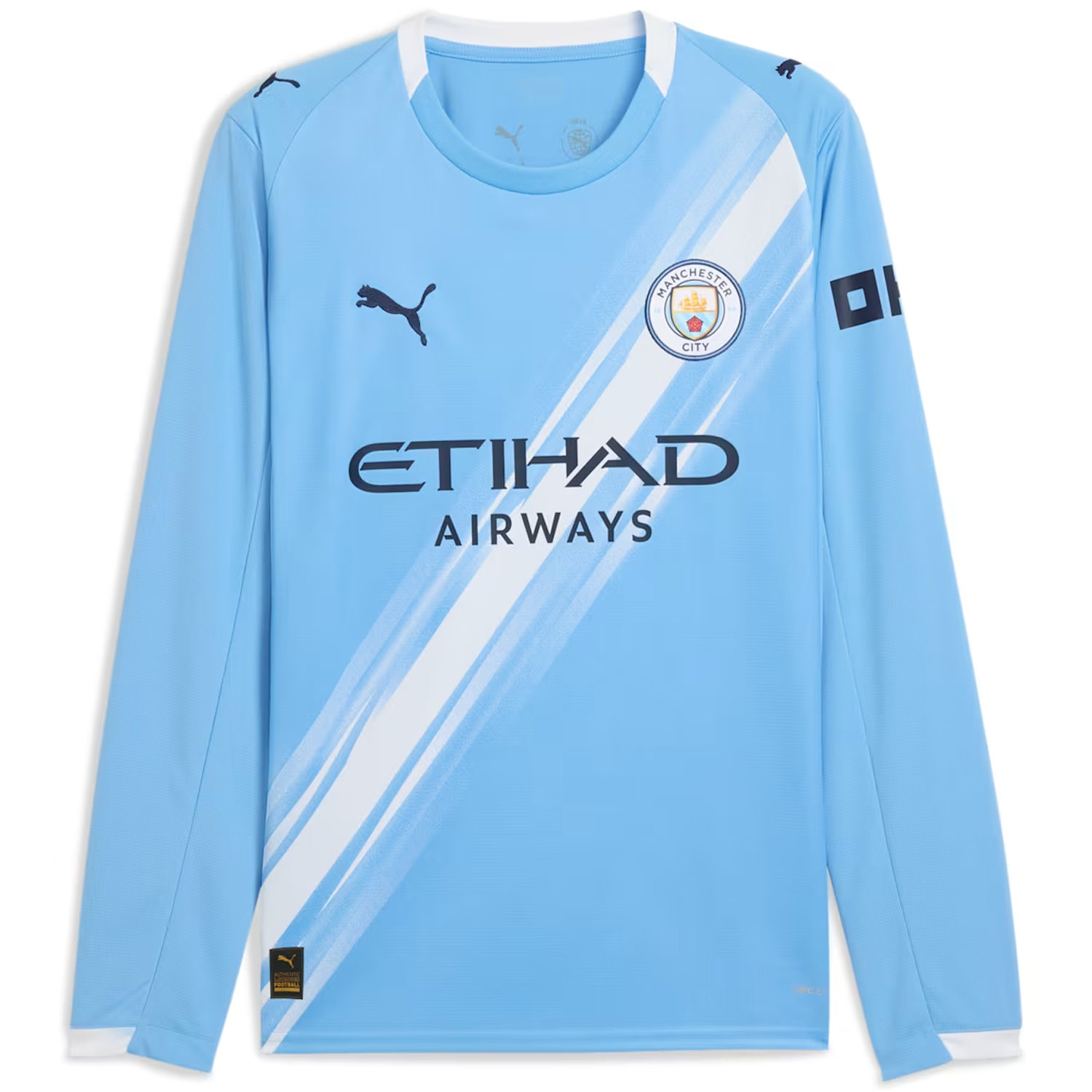 puma Manchester City 2025 26 Men’s Long Sleeve Home Stadium Jersey