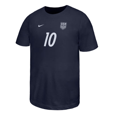 Nike Youth USMNT Christian Pulisic #10 Short Sleeve Tee