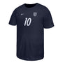 Nike Youth USMNT Christian Pulisic #10 Short Sleeve Tee