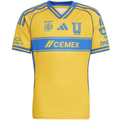 adidas Tigres 2025 26 Youth Home Stadium Jersey