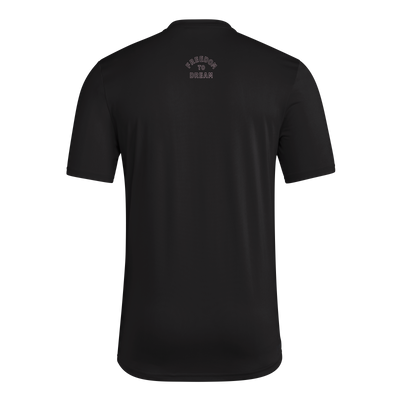 Camiseta de manga corta adidas Inter Miami CF para hombre antes del partido